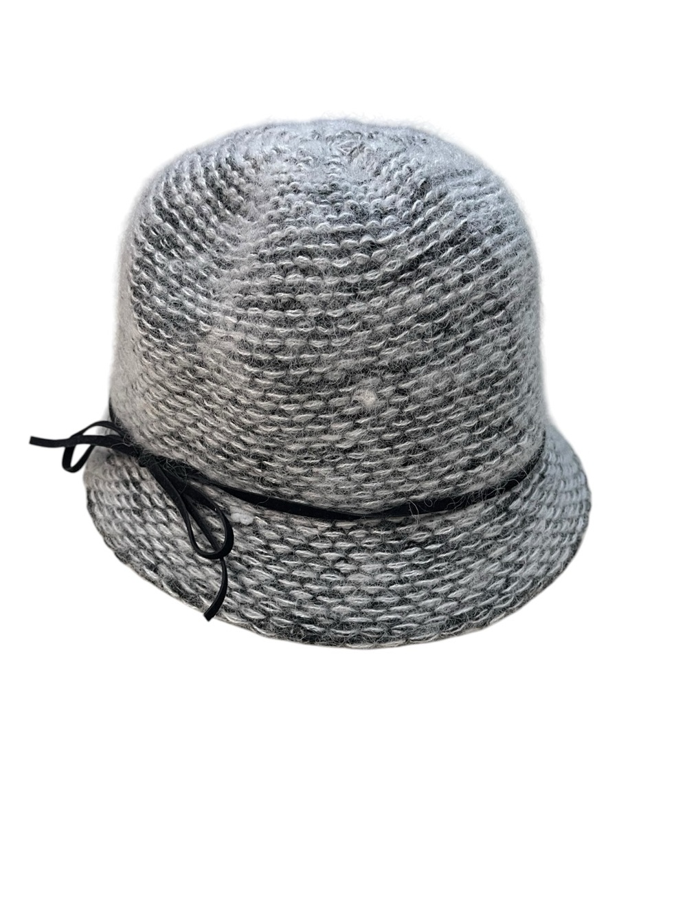Scala Pronto Heathered Gray Cloche Hat